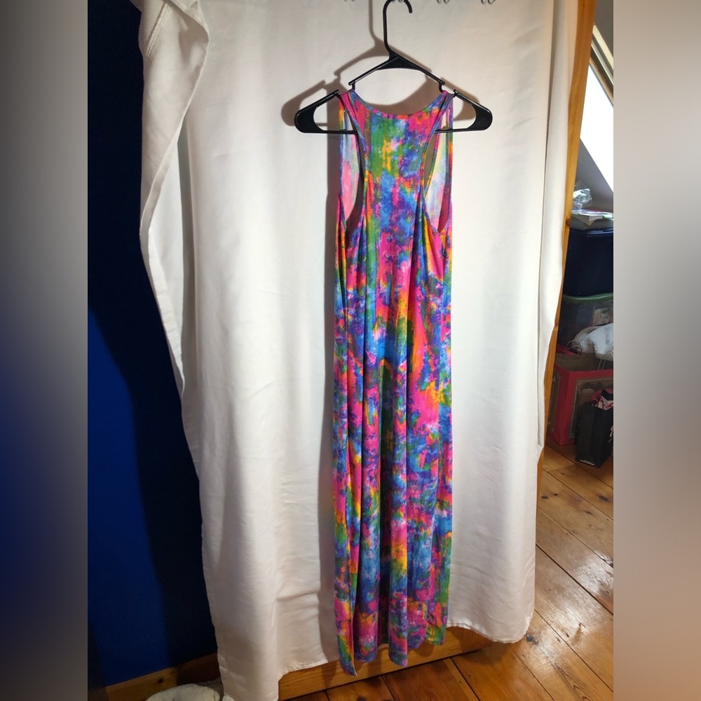 Women’s Multi Colored Maxi Dress, Size Large - Picture 4 of 10